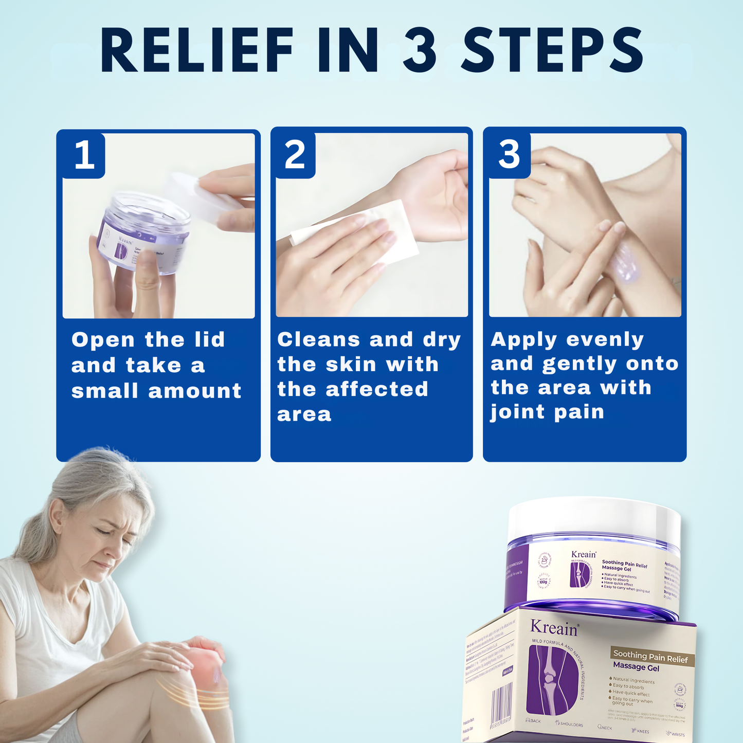 Kreain® The powerful massage gel!