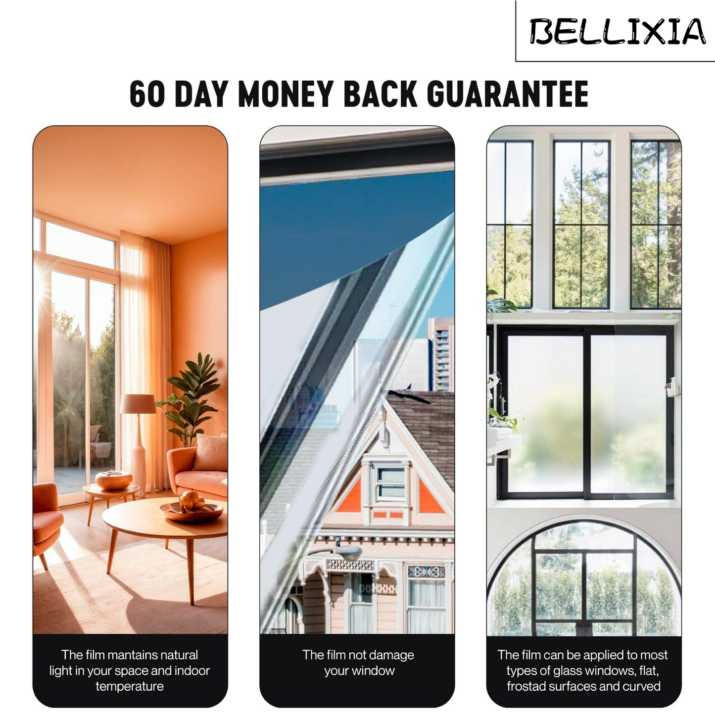 HORIZONLUX™️ WINDOW PRIVACY PLATINUM FILM